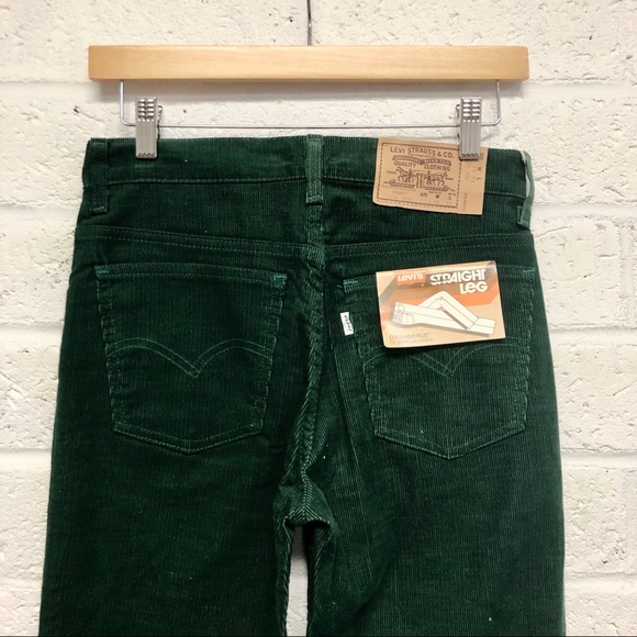 levis green corduroy pants